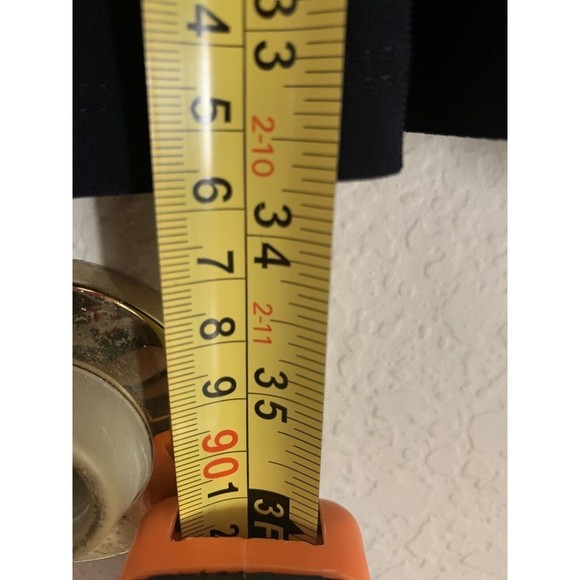 Lauren Ralph Lauren Navy and White Color Block Midi Dress Size 4 - Picture 9 of 11